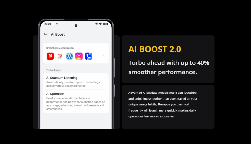 Realme Narzo 70 Turbo AI Boost 2.0 