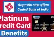 Central Bank of India Visa Platinum Credit Card