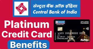 Central Bank of India Visa Platinum Credit Card